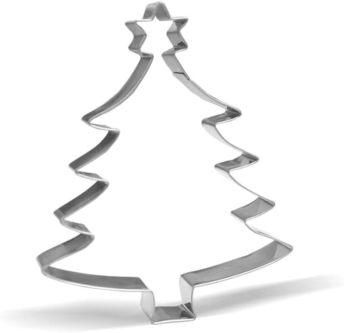 Kerstboom met Ster Koekjesuitsteekvorm - RVS - Voor kerstthema feest - ShopVlot