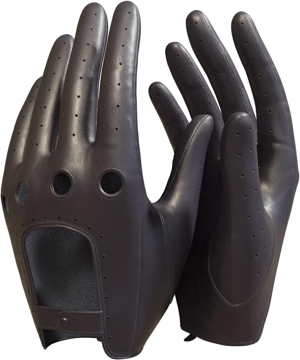 Dames leren handschoenen XL - auto leer - touchscreen - optimaal rijcomfort - ShopVlot