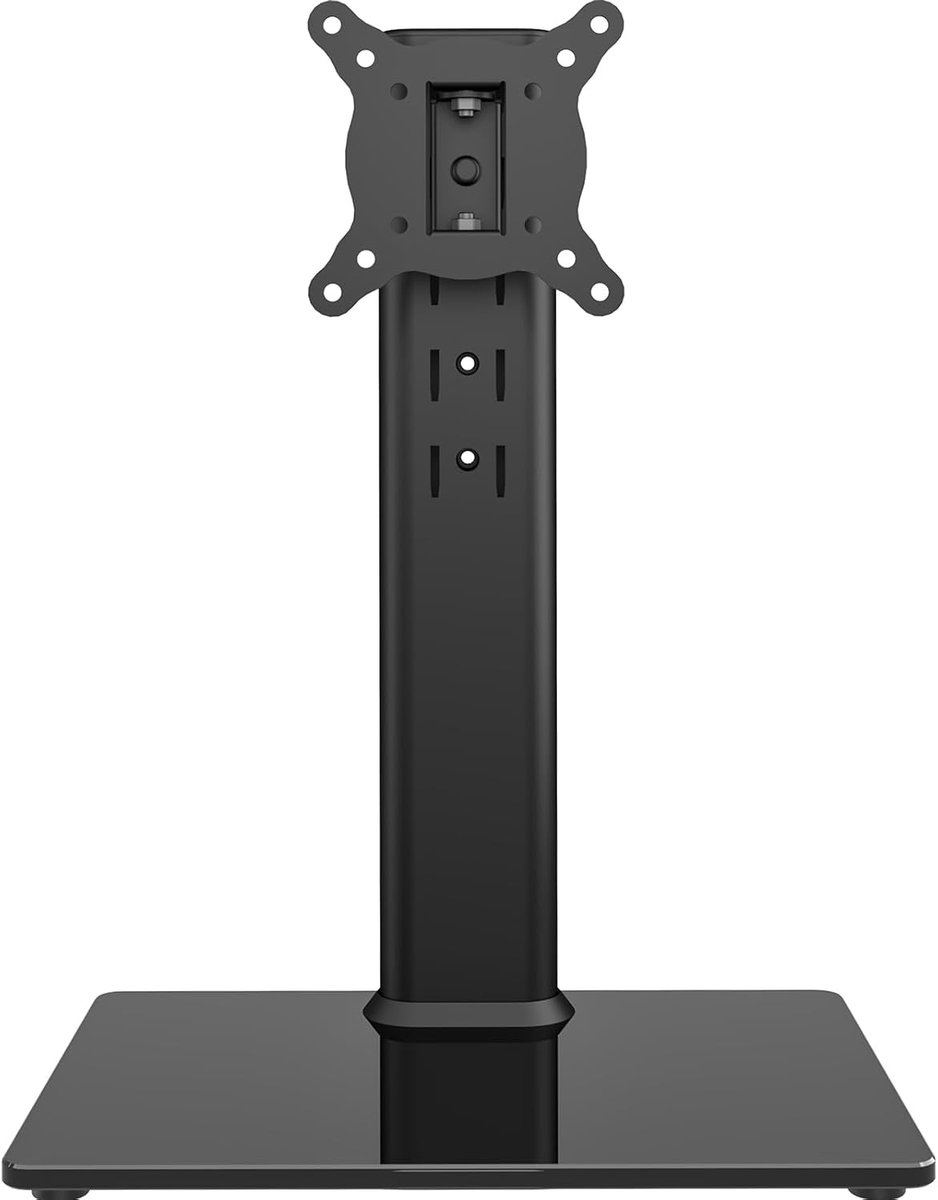 TV standaard 13-32 inch - 100 graden draaibaar - 4 hoogtes instelbaar - perfect voor elke kamer - SnelShoppen