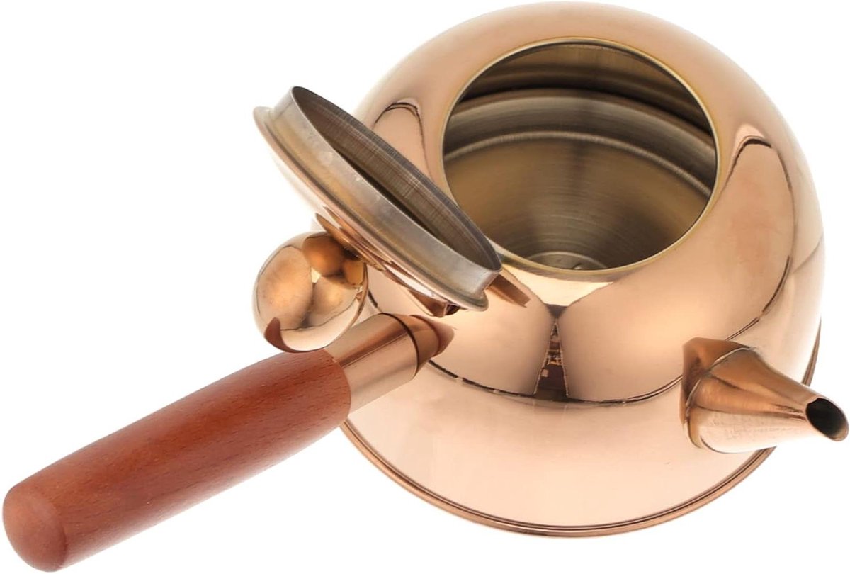 Koffieketel - Theeketel Waterkoker - Koffie en Thee - Hitte-isolerende Handgreep - 500 ml - Roségoud