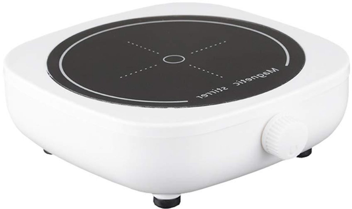 Magnetische Roerder - Magneetmixer Lab - Vloeistoffen Mengen - Traploze Snelheidsregeling - 2L Capaciteit - Wit