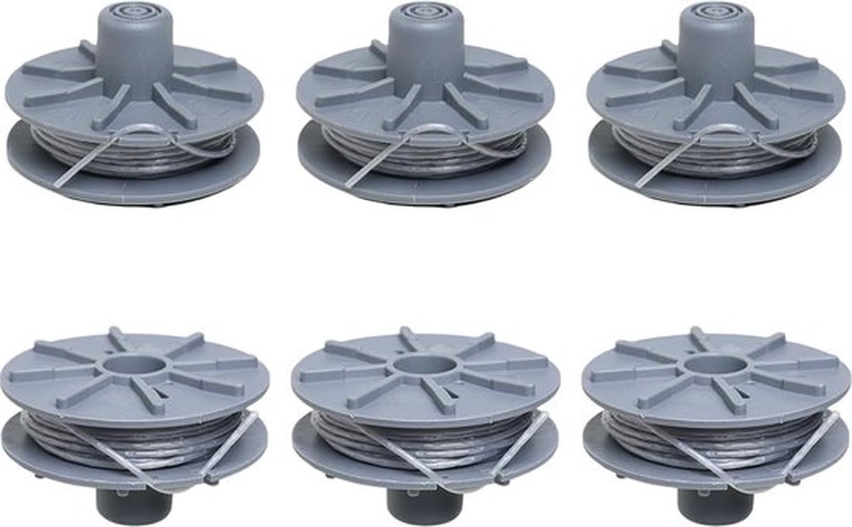 6 stuks grastrimmer, spoelen, grastrimmer, spoelen geschikt voor Gardena 5307-20