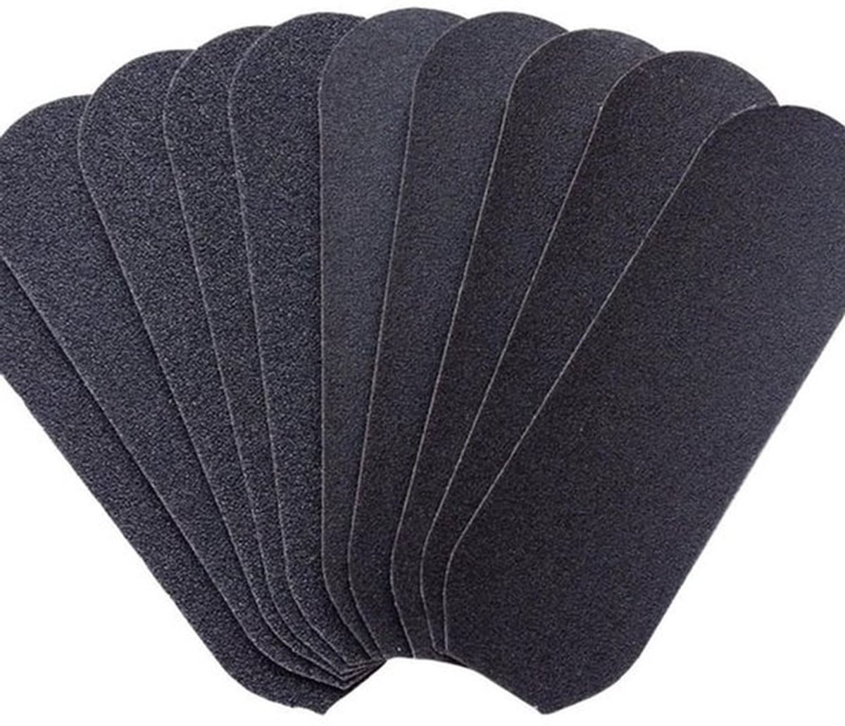 150 stuks draagbaar schuurpapier voor voeten, extra pad, pedicurevijl, vervangend hulpmiddel voor het verwijderen van eelt, zwart, handrasp voor voeten, pedicure navulling, sticker zwart