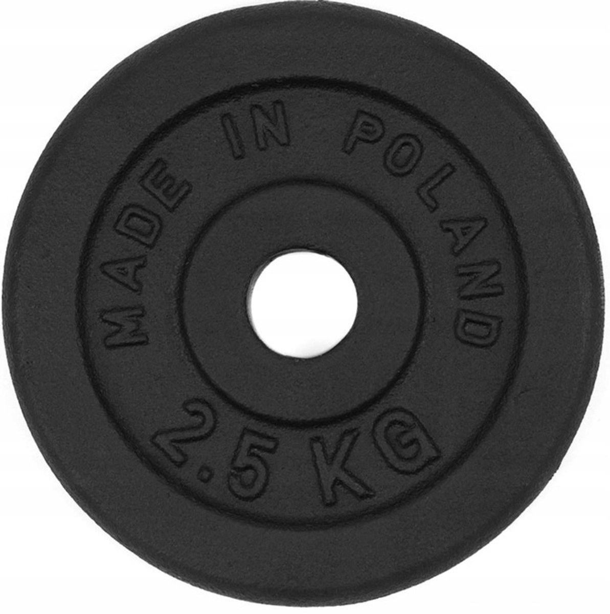 Merkloos gietijzeren gewicht 2,5 kg, 28 mm opening