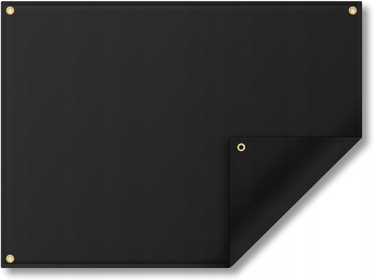 FLASLD Grillhoes 101x76 cm Zwart Hittebestendige isolatiemat