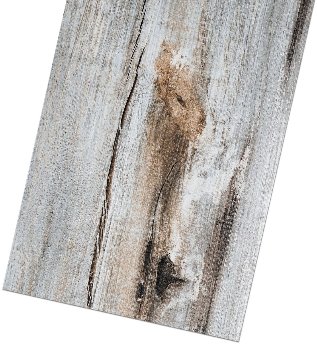 16 Lino Tegels Zelfklevend Hout Blauw PVC Vloerbedekking 90 x 15 cm Waterdichte Sticker vo
