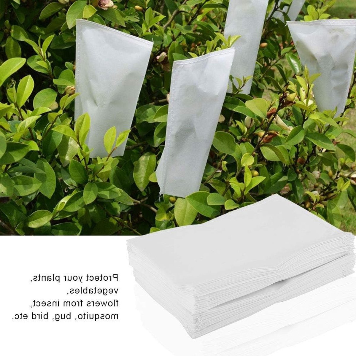 Parchment Bags voor Tuinpollinatie - Beschermende Netzakken voor Planten en Bloemen (100 stuks)