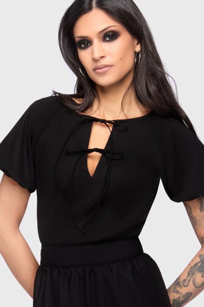 Killstar Celestial Summer - Midnight Vale Top Dames Top - zwart - S