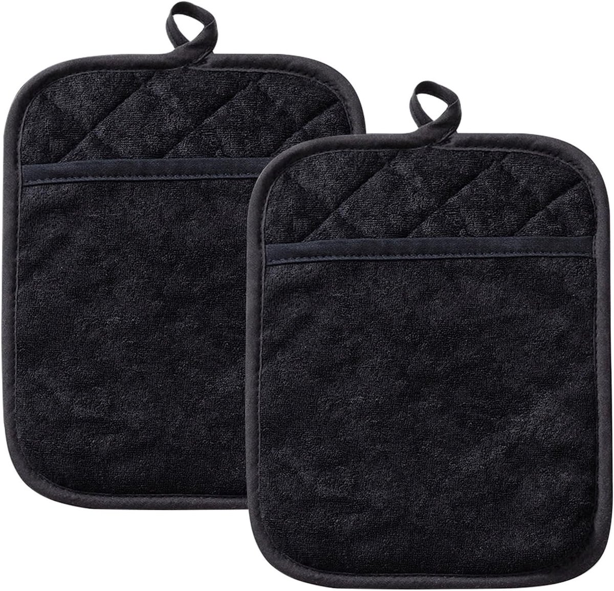 Hittebestendige Kookhandschoenen van Katoen - Set van 2 Antislip Ovenwanten voor Keukenaccessoires