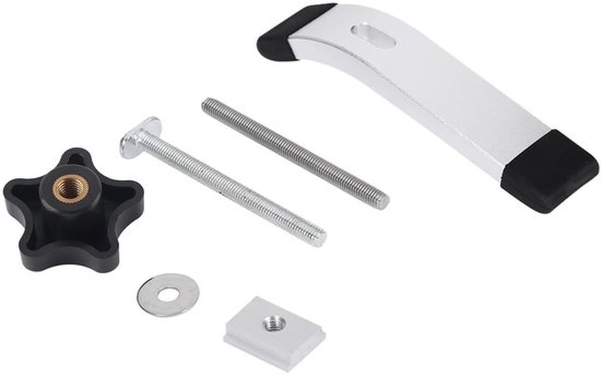 Snel losklemmen-Set - Montageklemmen - T-groef rails - Metaalbewerking - Houtbewerking - M8 draadmaat - T-groefklemmen
