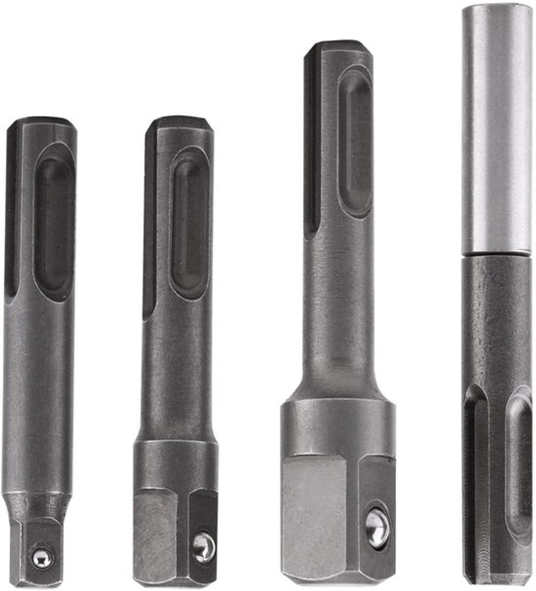 Boor Houder-SDS Plus Schacht naar 1/4 Hex Socket Adapter - Hoogwaardige constructie - Veelzijdig - Boren en bits - Ideaal voor klussen -...