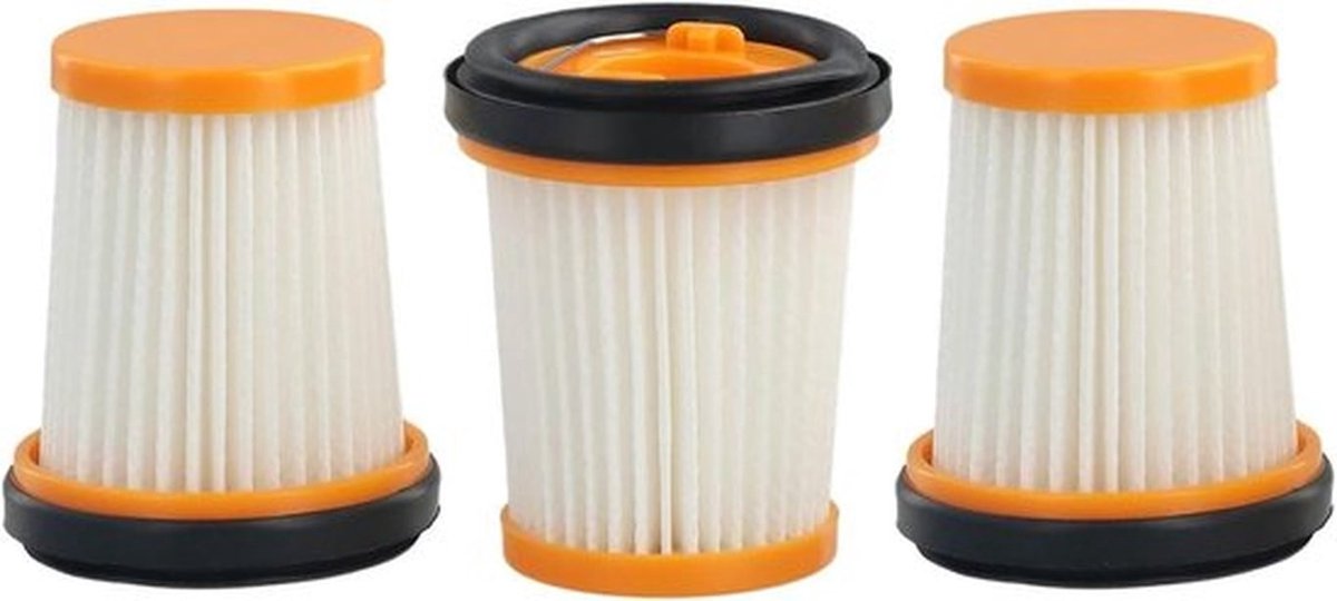 3 Pack Herbruikbare Stofzuigerfilters voor Draadloze Stofzuiger - Vervanging Filters Compatibel met WV200EU WV251EU - Wasbare Onderdelen Accessoires