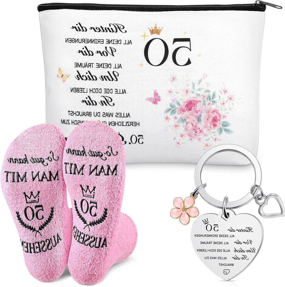 Cadeauset Dames - Vrouwen Geschenk - Verjaardag Vieren - Zorgvuldig Geselecteerd - 23 x 15 x 5 cm - Roze