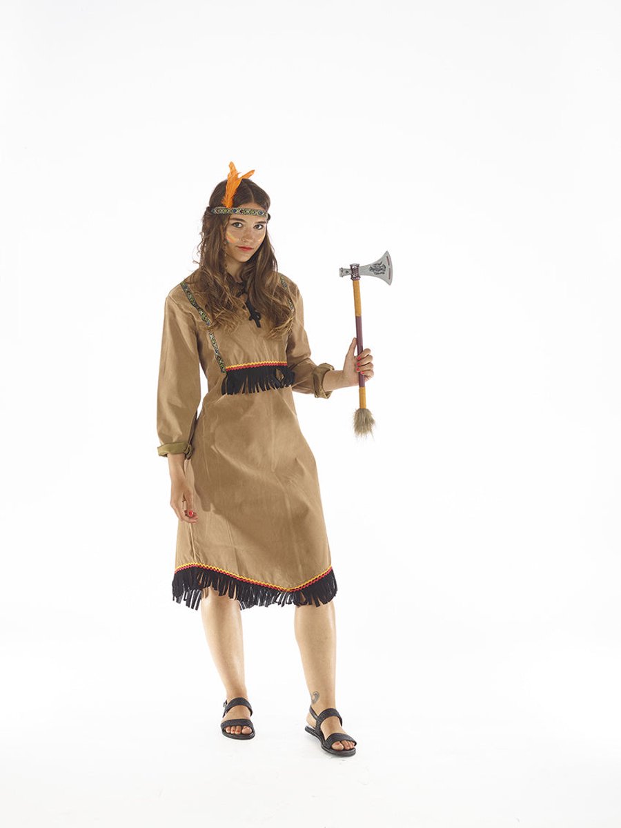 Kostuum Indiaanse Blackfeet vrouw - Maat 42