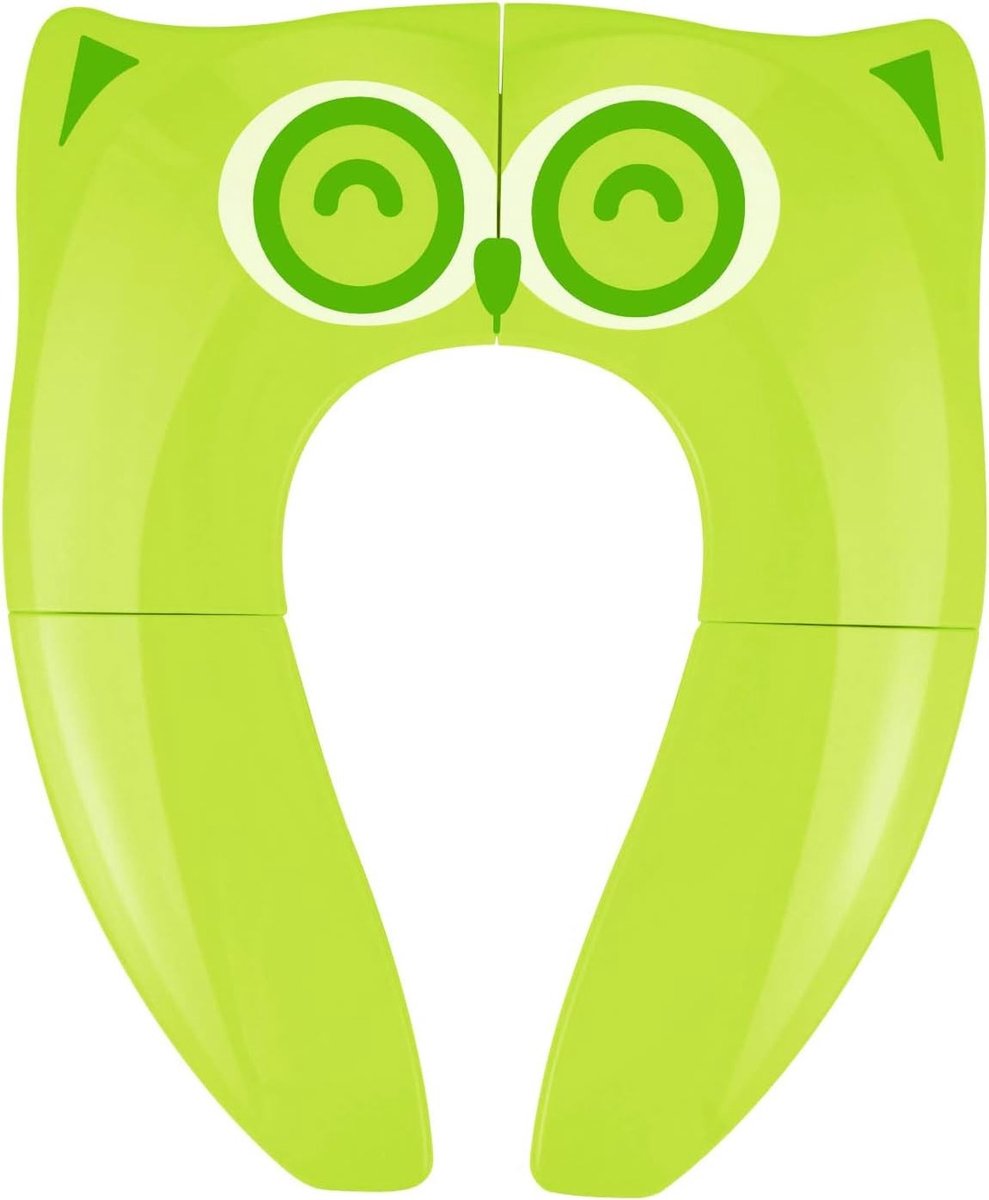 Draagbare en Opvouwbare Toiletbril voor Kinderen - Antislip, Herbruikbaar en Ideaal voor Reizen, Groen