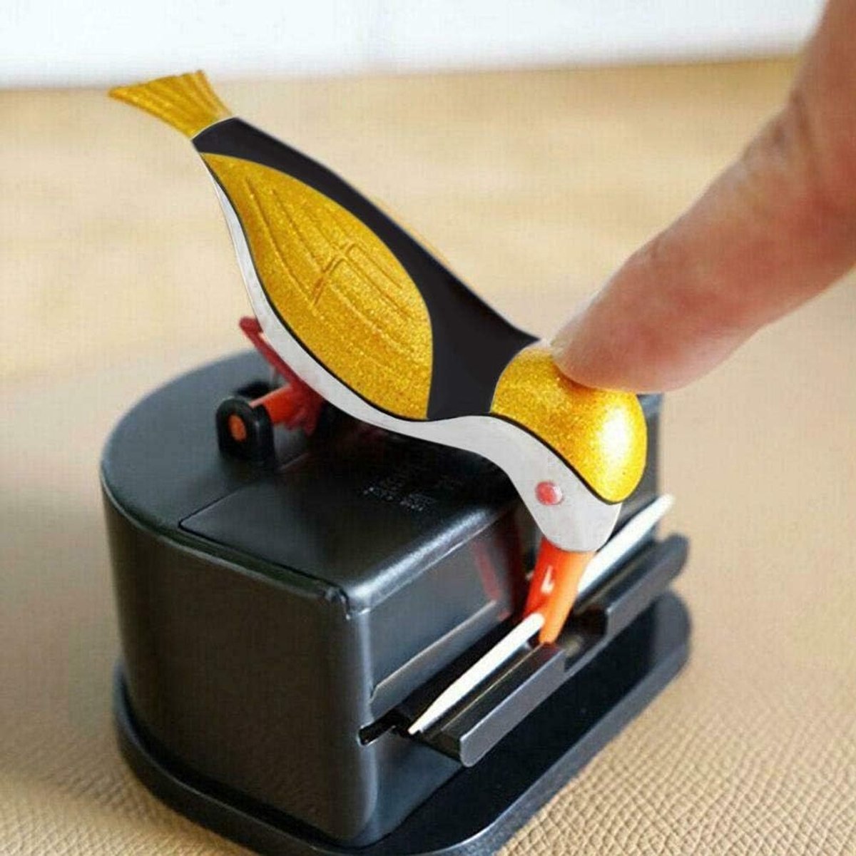 Automatische Houten Tandenstoker Dispenser voor Thuisgebruik, Praktische Tandenstokerhouder en Organiser, Ideaal voor Keuken en Tafeldecoratie
