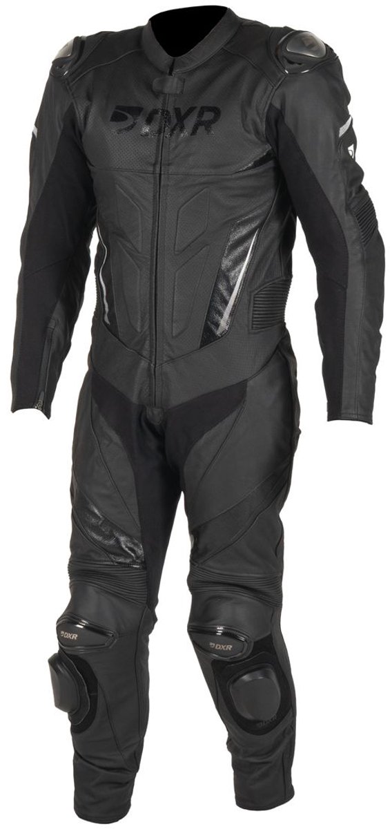 MOTOBLOUZ CARL Leren Motorpak Heren, Geventileerd, AA Gecertificeerd, Zwart XXXXL