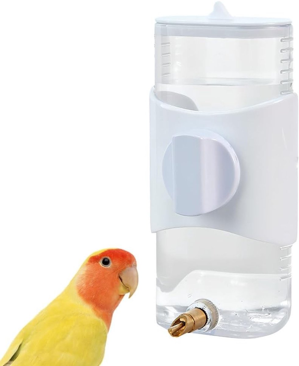 Automatische Waterdispenser voor Vogels - 280 ml Drinkstation voor Papegaaien, Parkieten en Vinken