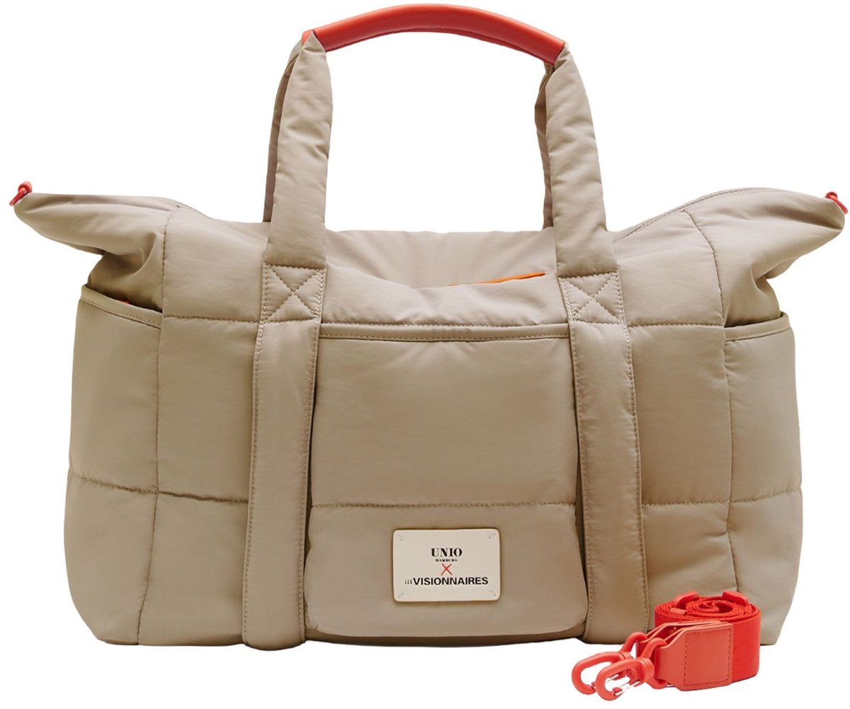 Unio Hamburg x Les Visionnaires reistas Puffy Travel Bag Unio Toast Taupe