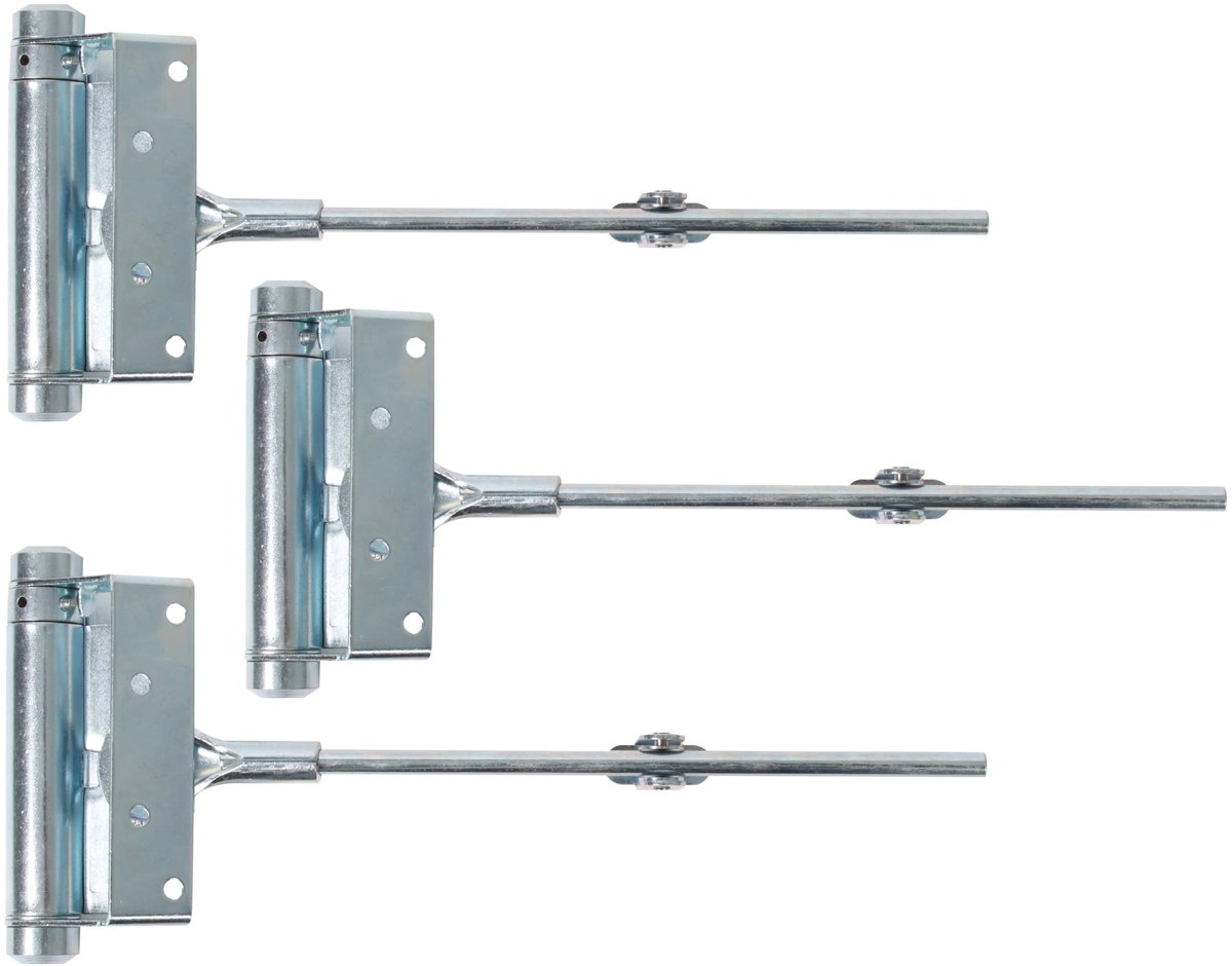 SnelShoppen - Deur- en Poortsluiter Zilver, Aluminium, 1 Stuk, Ideaal voor Tuin en Buiten, Stevig en Duurzaam
