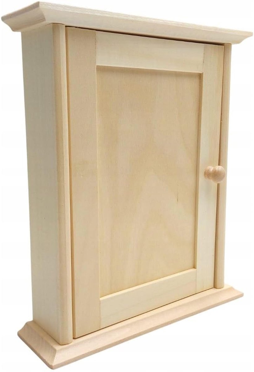 Houten Sleutelkastje - Rechthoekig - Hout - Perfect voor wanddecoratie - ShopVlot