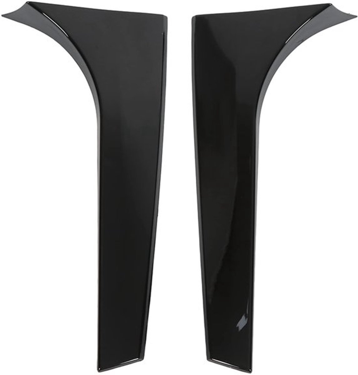 Zijspoiler Achterruit - Vervanging voor B-Klasse W246 B180 B200 2012-2018 - Glanzend Zwart - 2 Stuks - Hoogwaardig ABS Materiaal - Achterspoiler