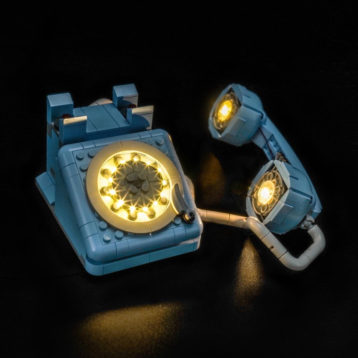 Solidchoice - LED Lichtset voor Bouwstenen van Retro Telefoon