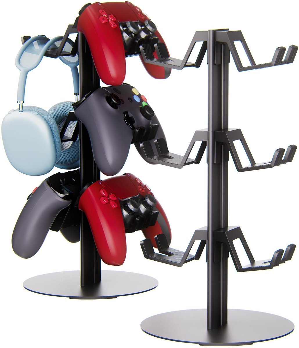 Solidchoice - Multifunctionele Gaming Stand met Hoofdtelefoonhouder