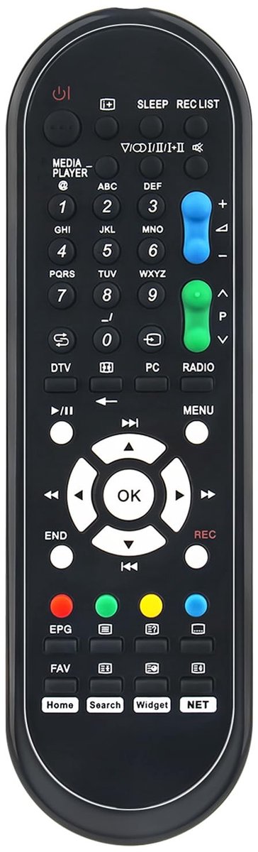 Solidchoice - Vervangende Afstandsbediening Compatibel met TV-modellen