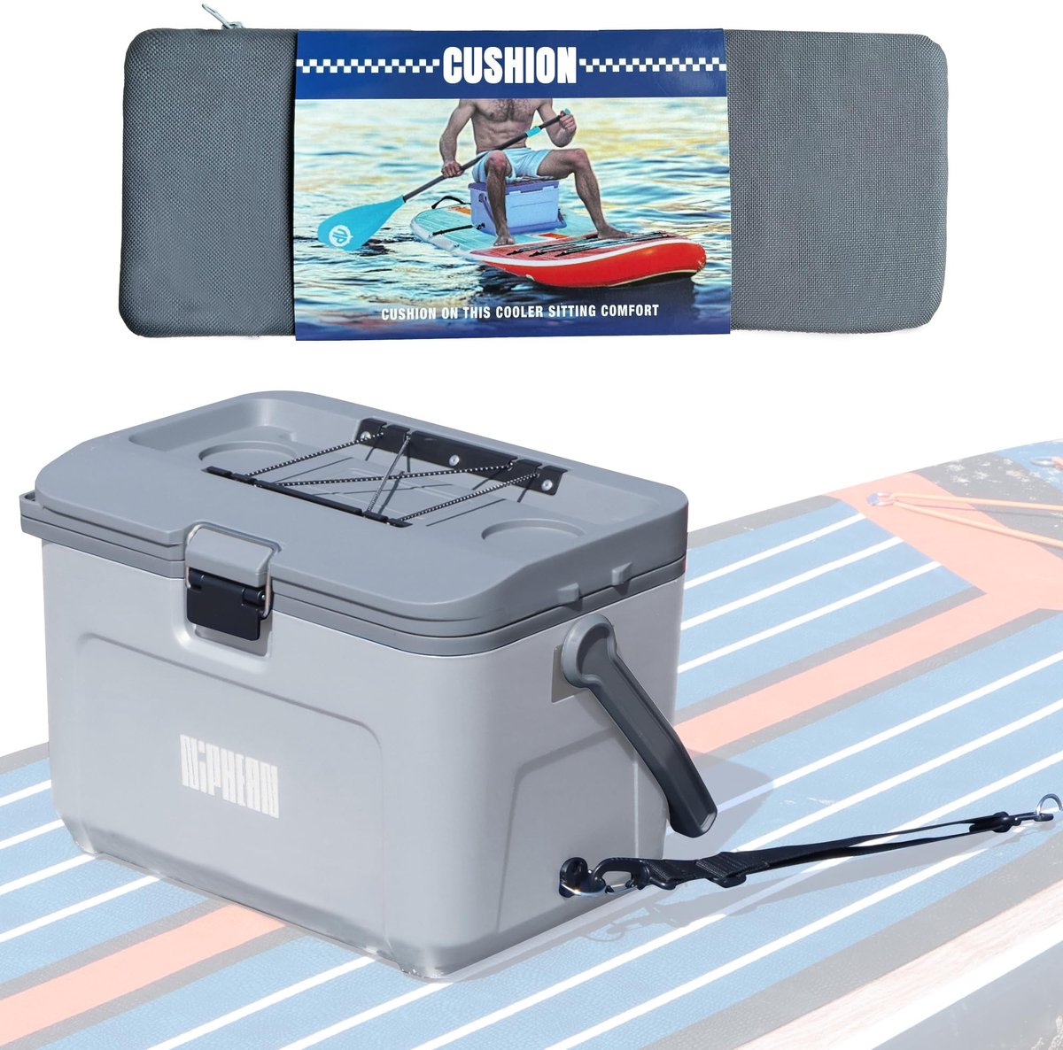 Solidchoice - Paddleboard Koelbox met 4-Laags Isolatie en D-Ring