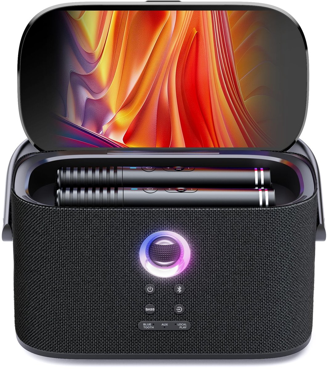 Solidchoice - Draagbare Karaoke Machine met Songtekstdisplay