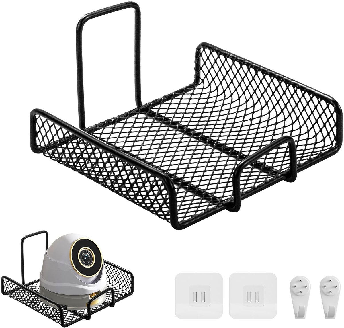 Solidchoice - Camera Wandhouder met Plakstrip, Geen Boren Nodig
