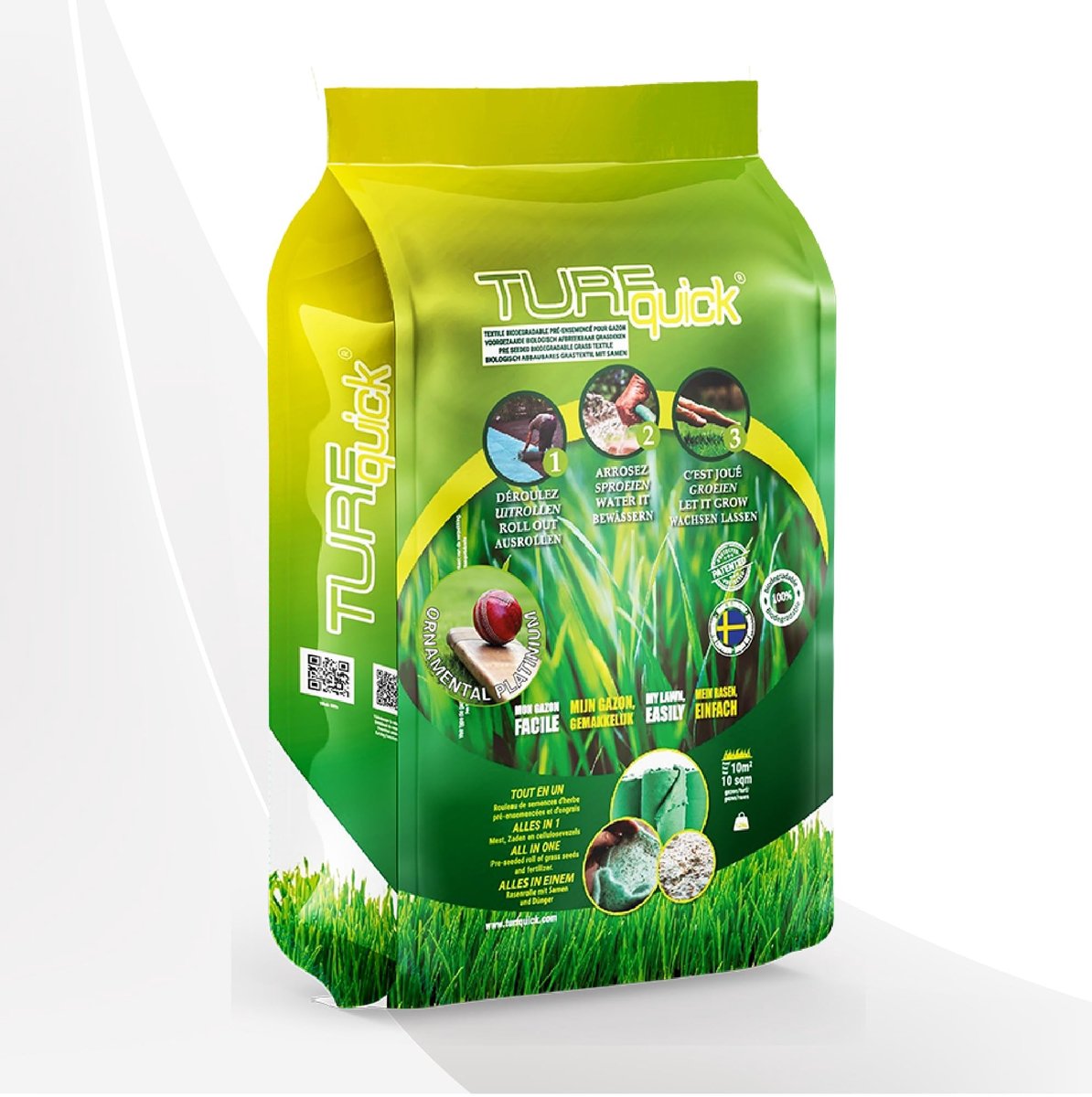Solidchoice - Graszaadmat 10m², Premium Mengsel voor Eenvoudige Aanleg
