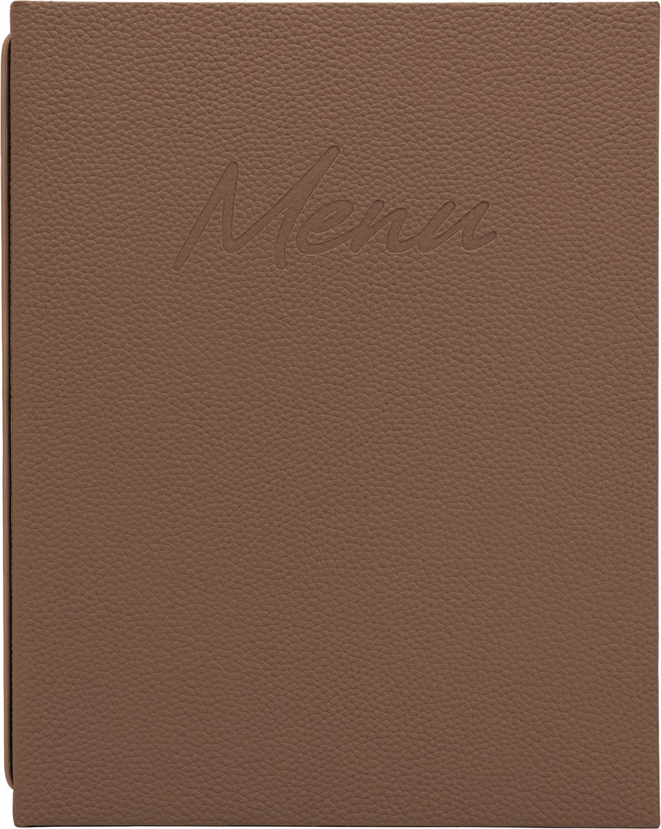Securit® Signature Menukaart | Menukaart map A4 - bruin