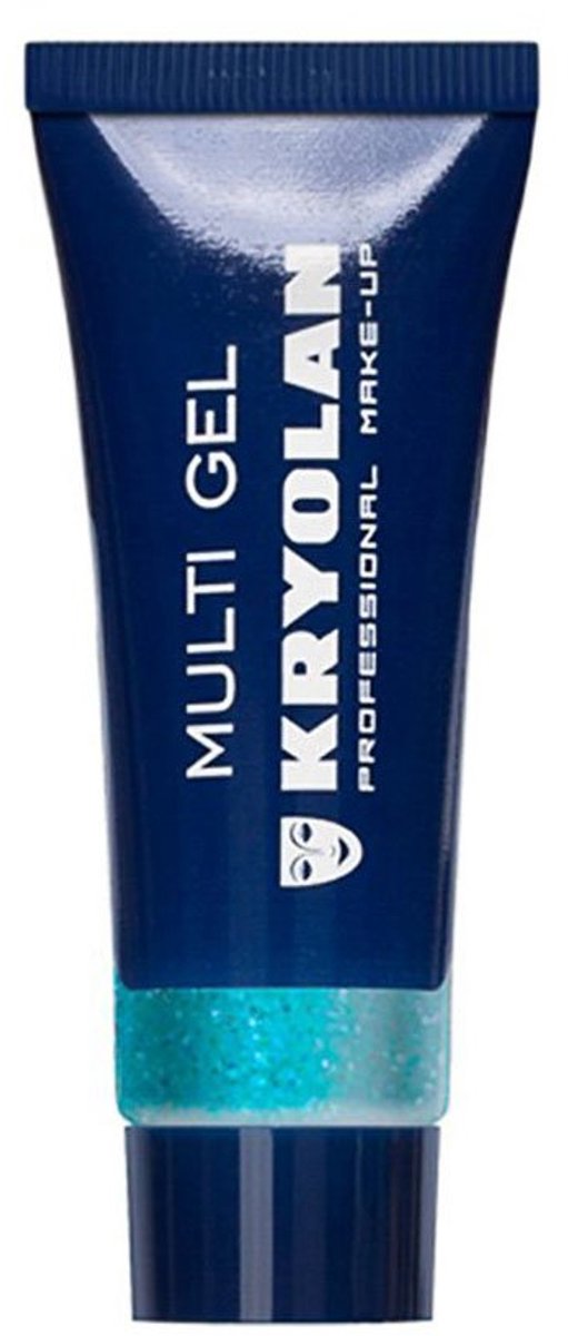 Kryolan Glittergel Lichtblauw Grof