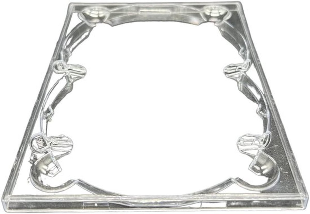 DVD Tray - 10 x Dubbele DVD Tray - Glanzend Helder Materiaal - Kwaliteit Product - Houdt 2 Schijven - Flexibele Lade - Dvd Houder