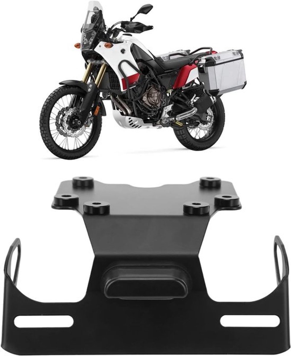 Motorfiets Achterkentekenplaat Houder van Aluminium, Vervangingsbeugel voor Tenere 700/Rally XTZ700 2019-2022, Duurzaam en Lichtgewicht Accessoire voor Motorrijders