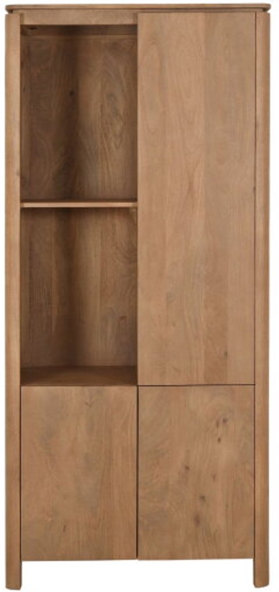 Vakkenkast Links Dallas Naturel Mangohout 90 cm