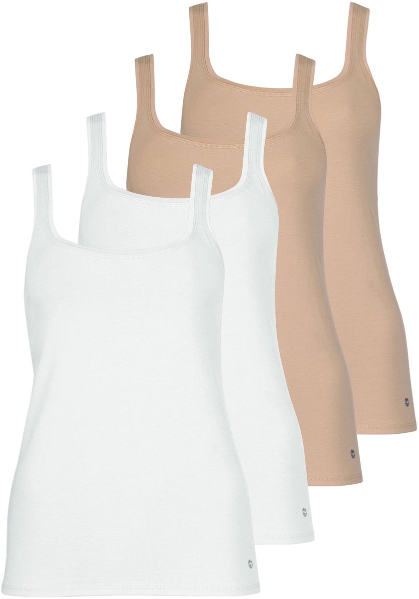 4-pack Dames Tanktop Happyday