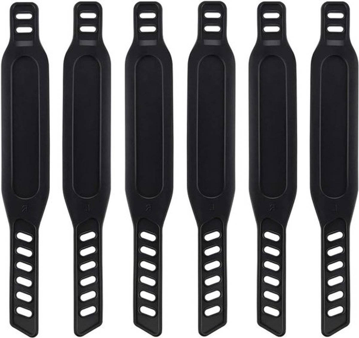 Set van 6 Verstelbare Pedal Straps voor Fietsen, Geschikt voor Thuis en Gym, Duurzaam en Universeel, Ideaal voor Fitness en Cardio Training