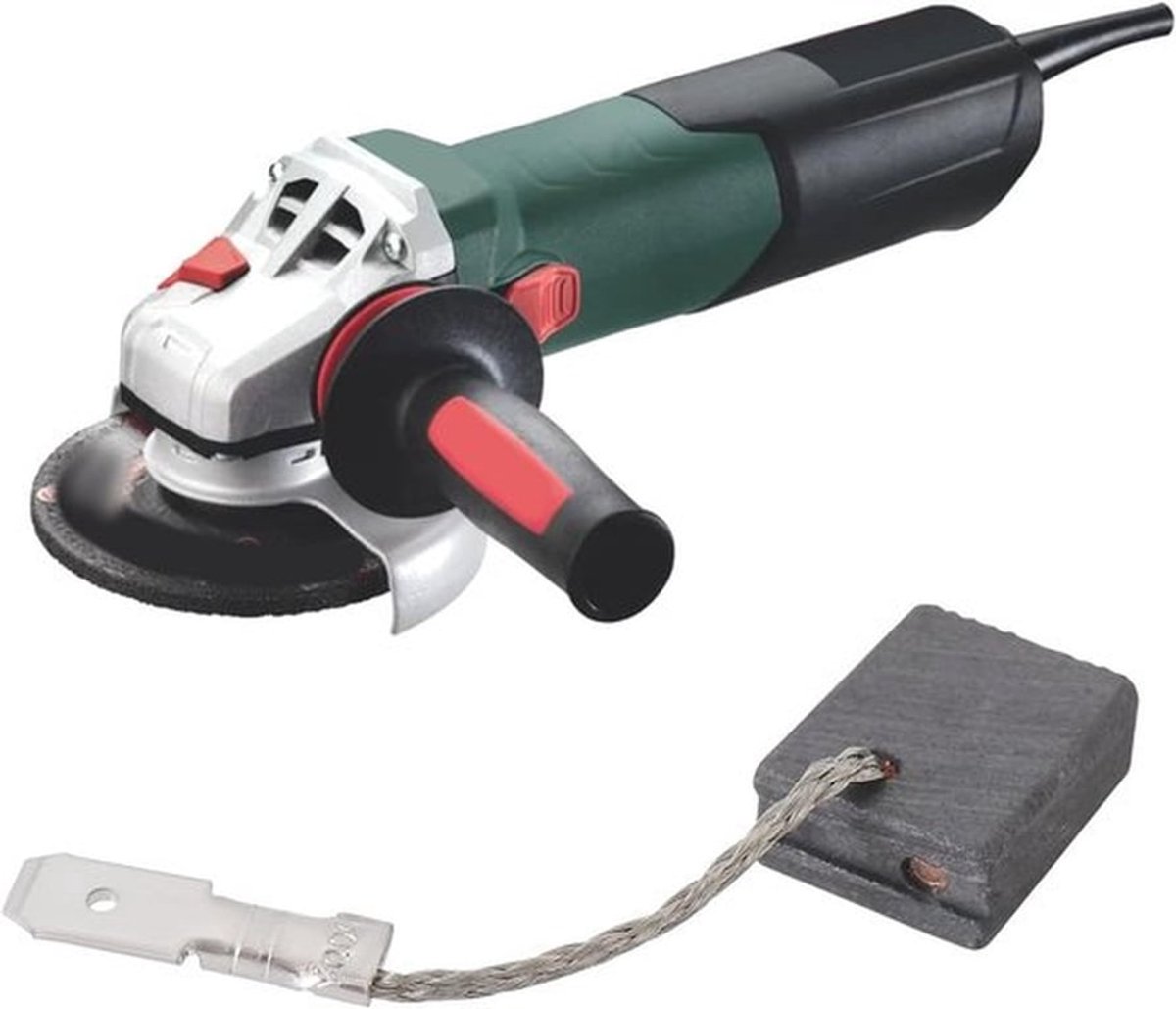 - Koolborstel Vervangend Deel - Compatibel - 4 stuks - WEP 15-150 Haakse Slijper - 15mm x 12.5mm x 6mm - Breedte 0.25" Hoogte 0.47" Lengte 0.6"