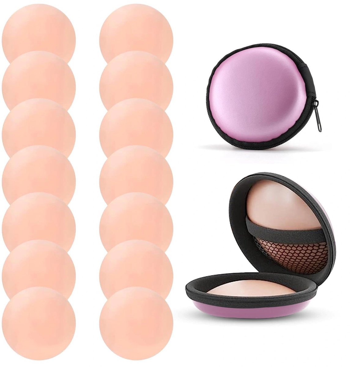 Solidchoice - 7 Paar Herbruikbare Silicone Tepel Covers voor Onzichtbare Ondersteuning