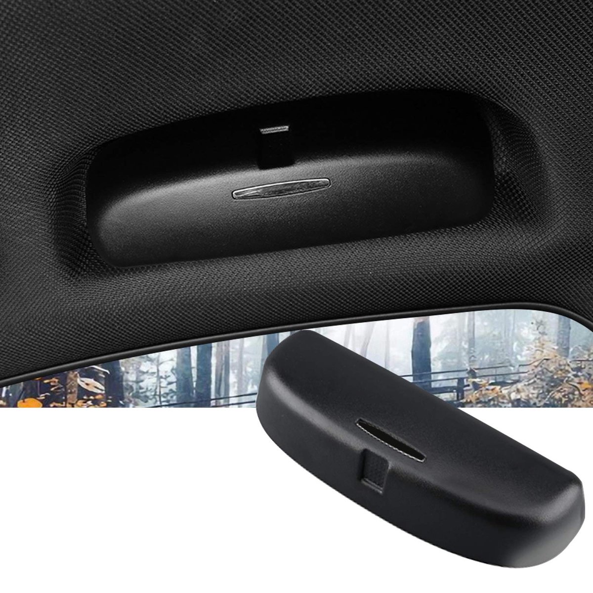 Solidchoice - Zonnebril Houder voor Auto met Geschikte Kleurkeuze