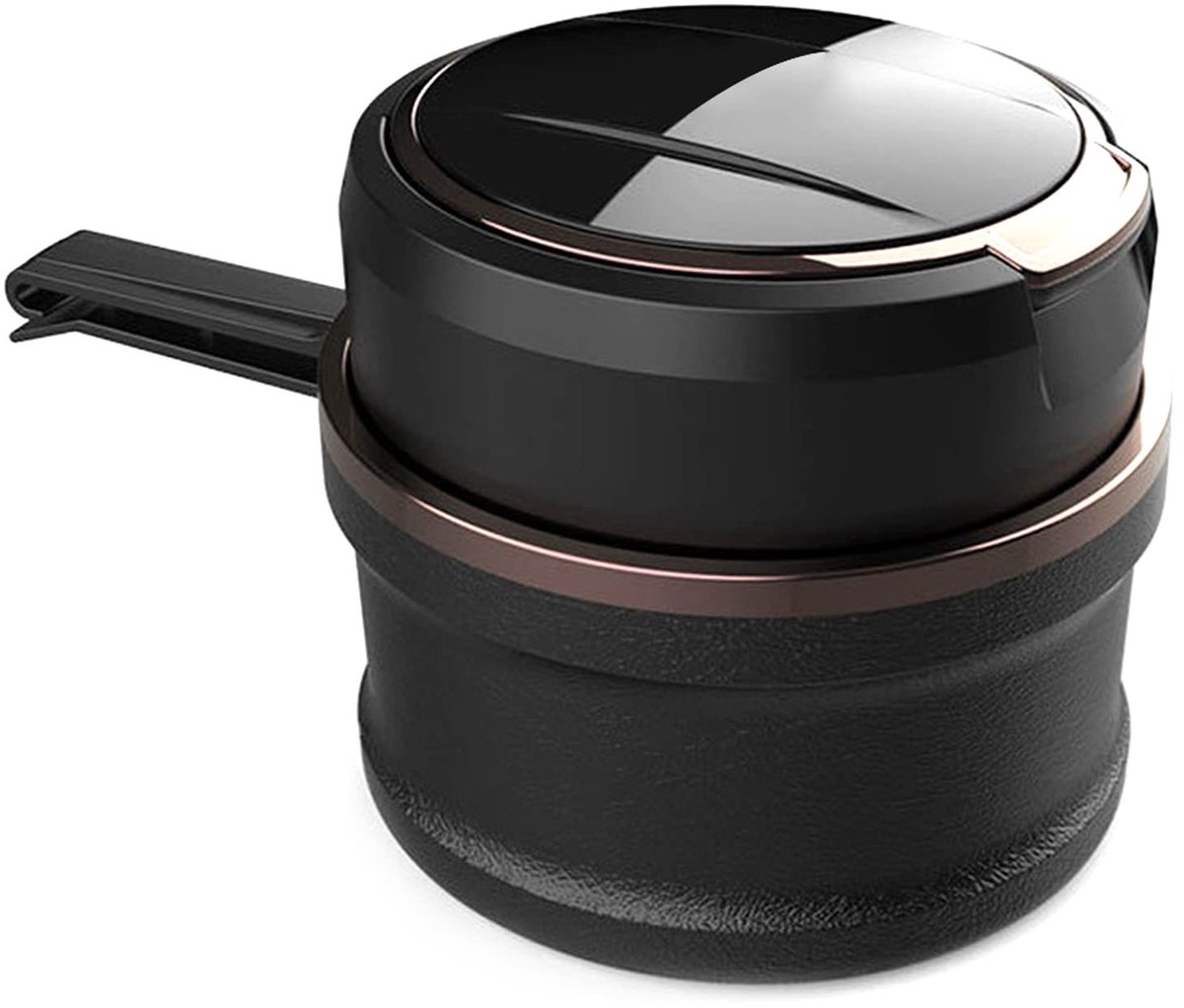 Solidchoice - Draagbare Auto Afvalemmer met LED Licht en Deksel
