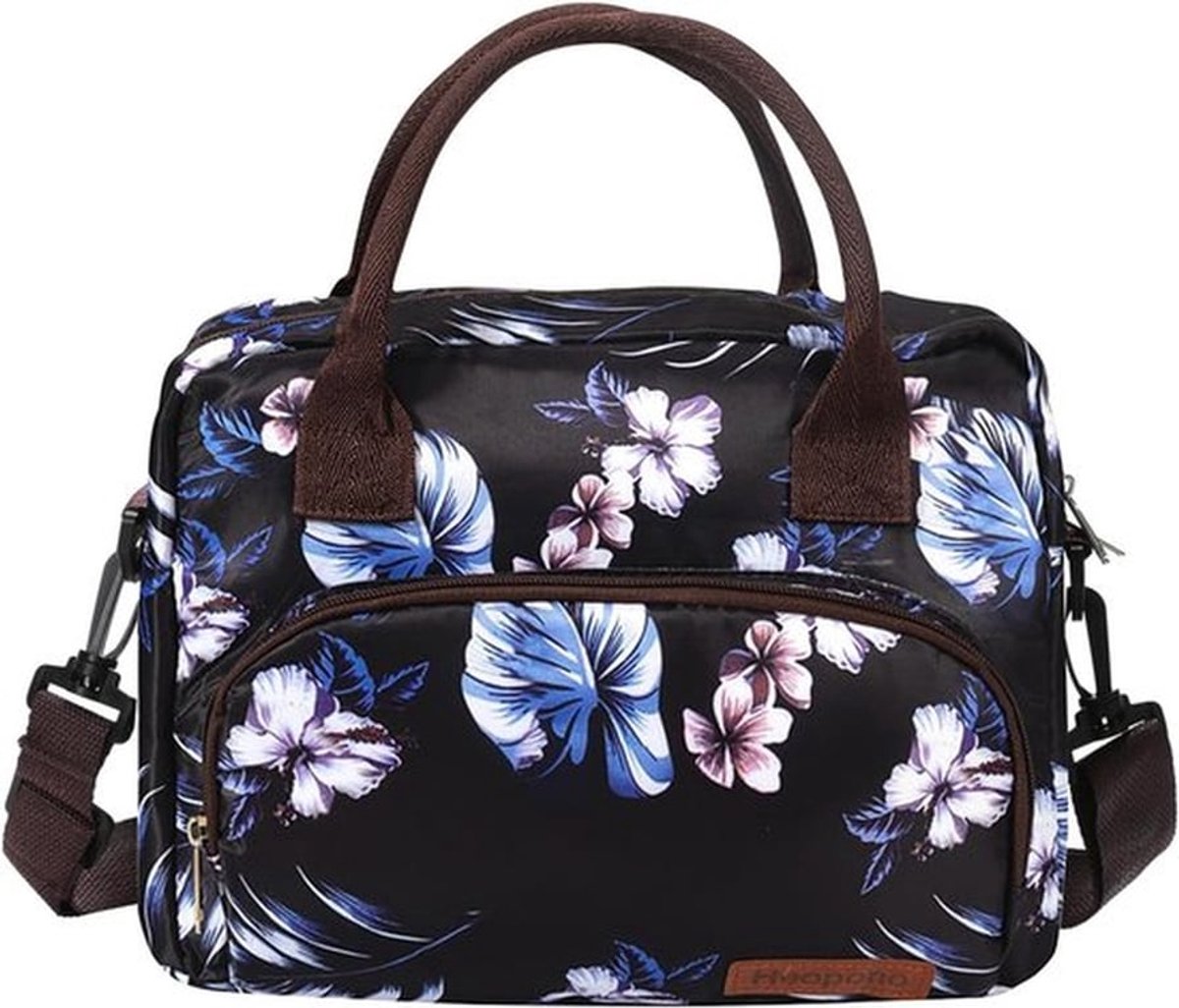 Thijox - Kleine koeltas 12 liter voor mannen en vrouwen, geïsoleerde lunchtas met verstelbare schouderbanden, opvouwbare mini-koeltas voor werk, pickn