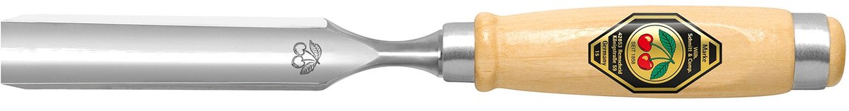 Solidchoice - Stugge Beitel met Hornbeam Handvat, 8 mm