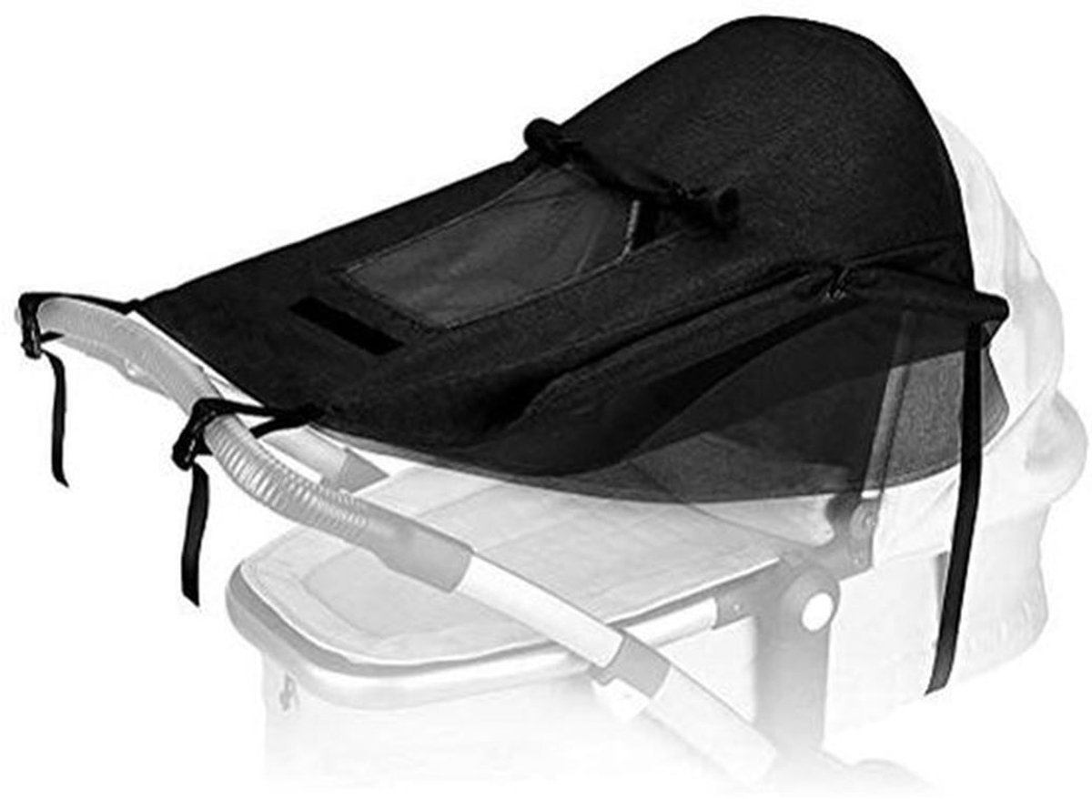 Zonwering UV-bescherming - Zonwering kinderwagen - Waterdichte functie - Ademend - Lichtgewicht - Hoogwaardige elastische stof - Kinderwagenparasol