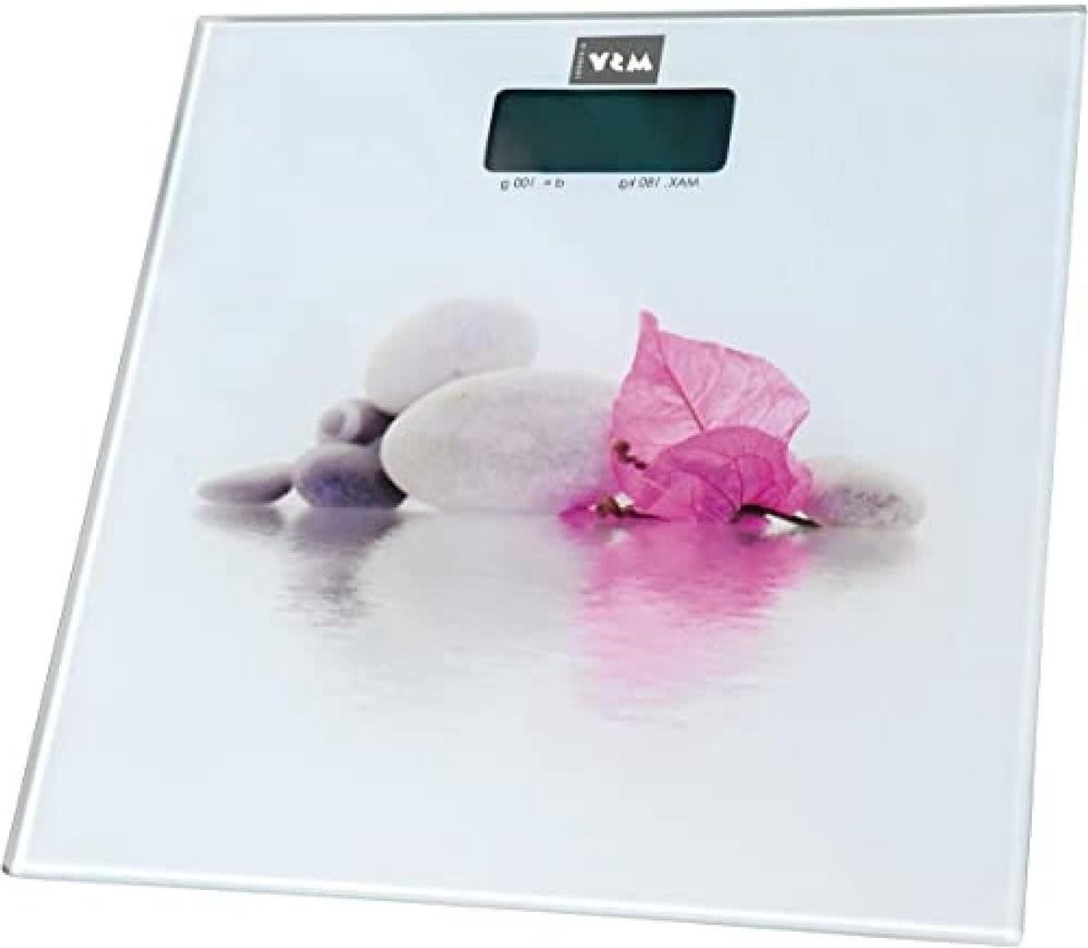 Persoonlijke Weegschaal - Digitale Glasweegschaal - Gezondheid Bijhouden - Gehard Glas - 32 cm - Multicolor