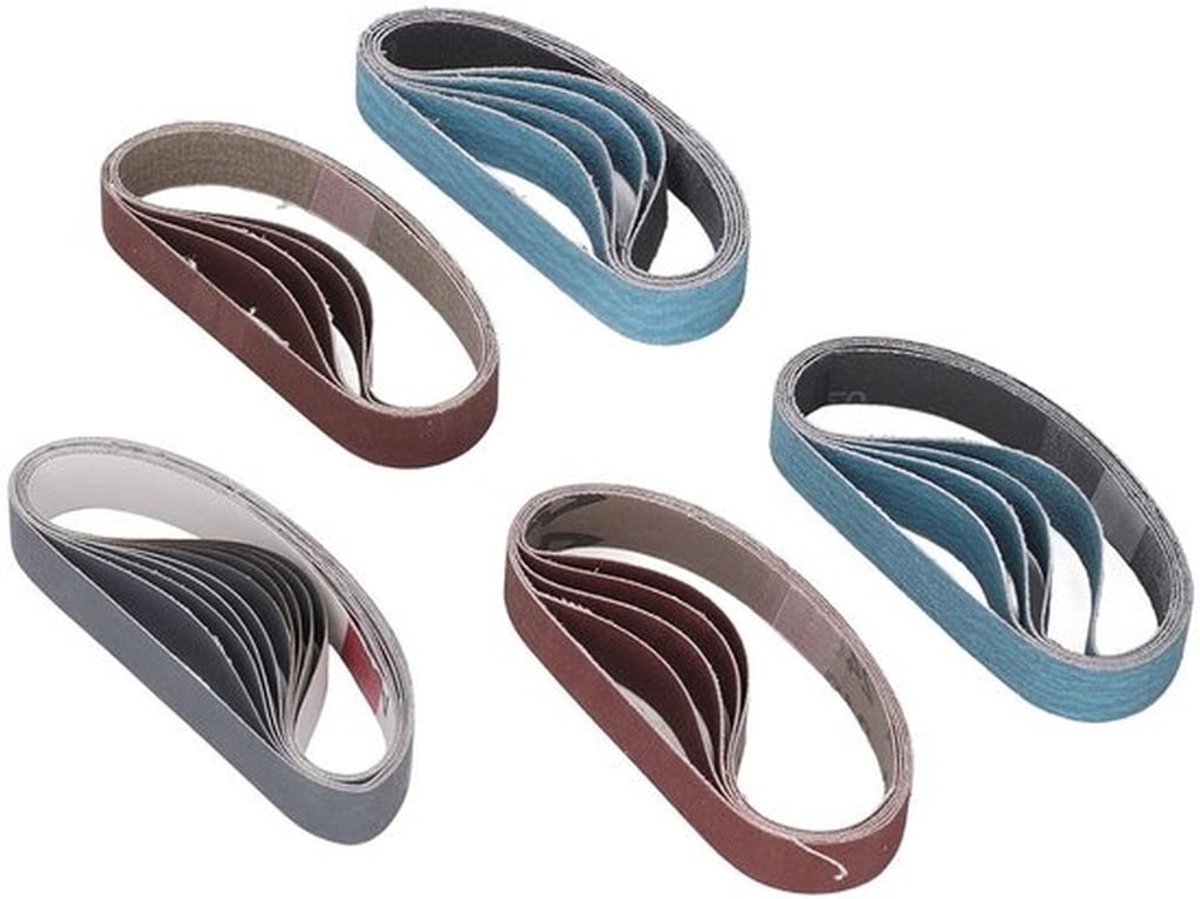 Vervangende Schuurband voor Bandschuurmachine 305mm Lengte 80 120 240 400 800 1000 Korrel 5 30 Stuks