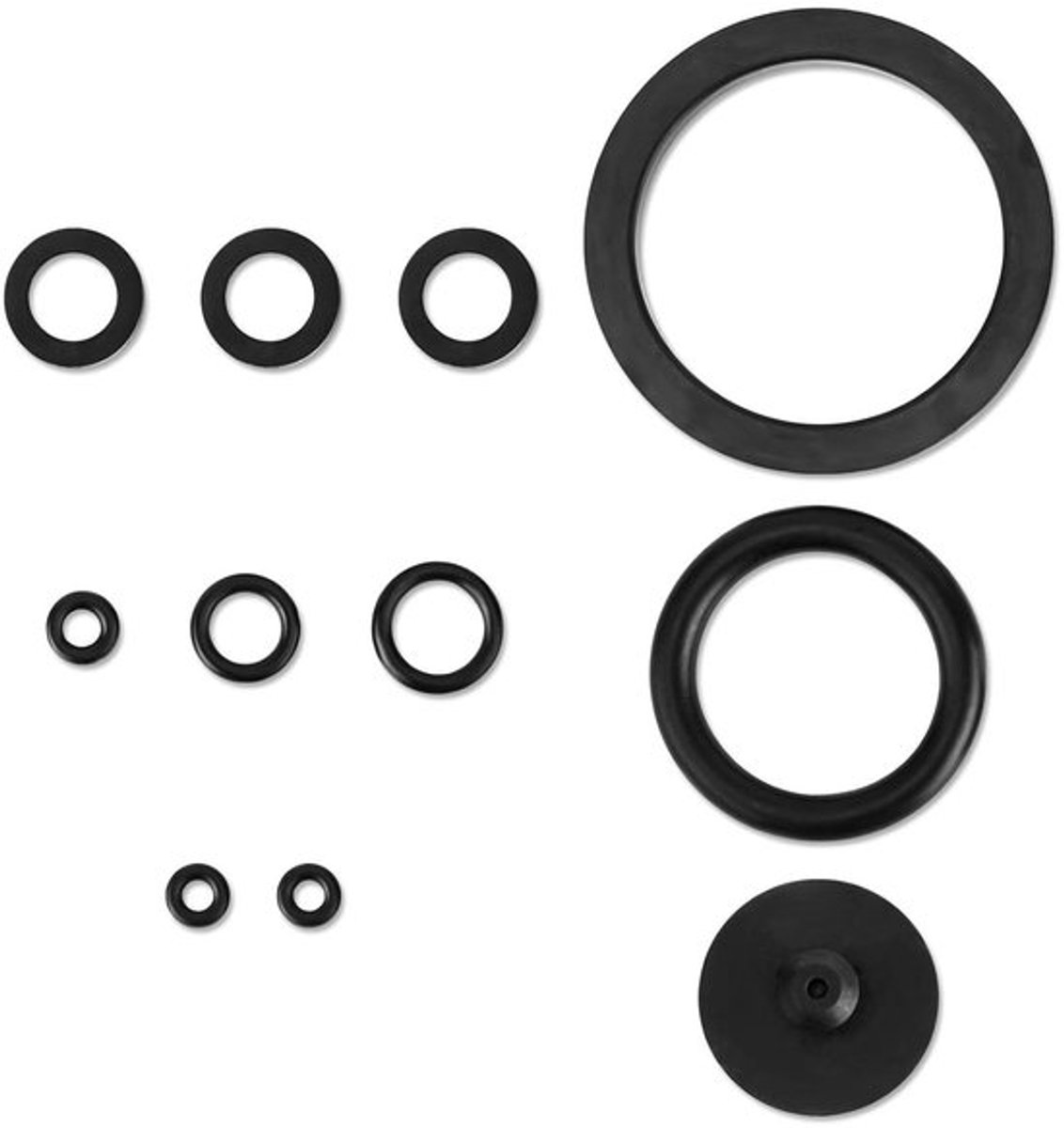 Spuitbusafdichtingsringen - Rubberen Afdichtingsringen voor Spuitmachines - Set van 11 - Geschikt voor 3L, 5L en 8L Spuitmachines - Ideaal voor 1 Gallon en 2 Gallon Spuitmachines